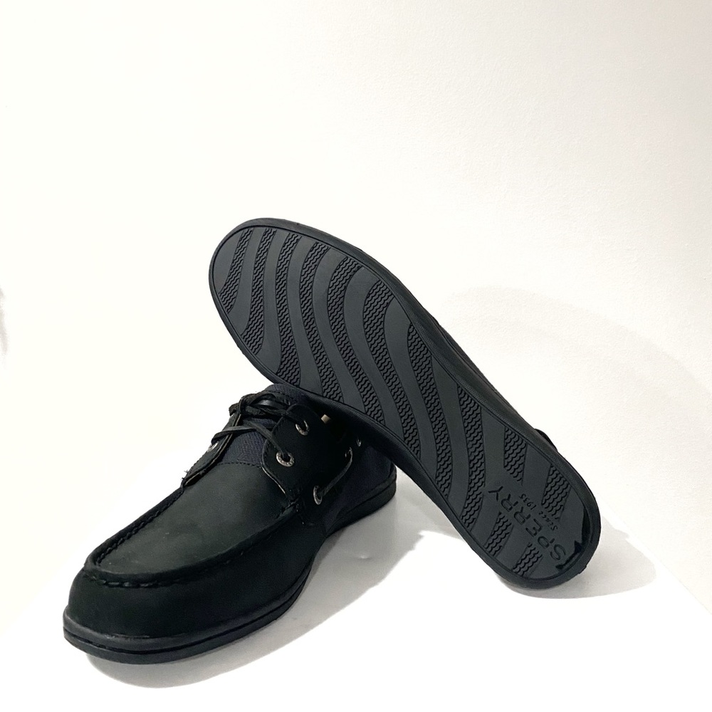Women's Sperry Koifish Black Boat Shoes